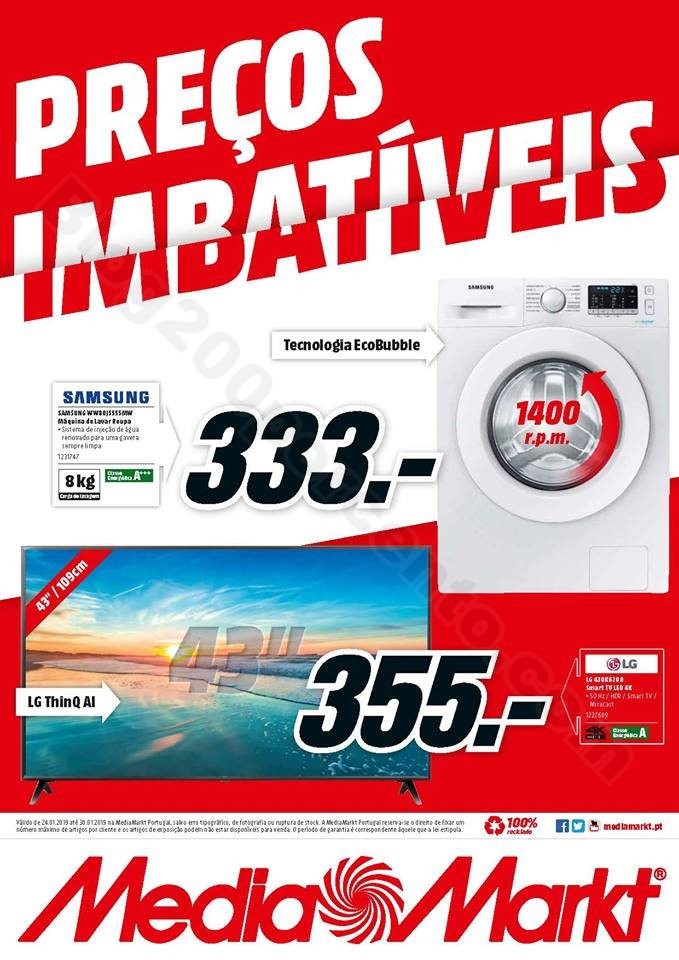 Antevisão Folheto MEDIA MARKT Black Friday promoções de 22 a 24