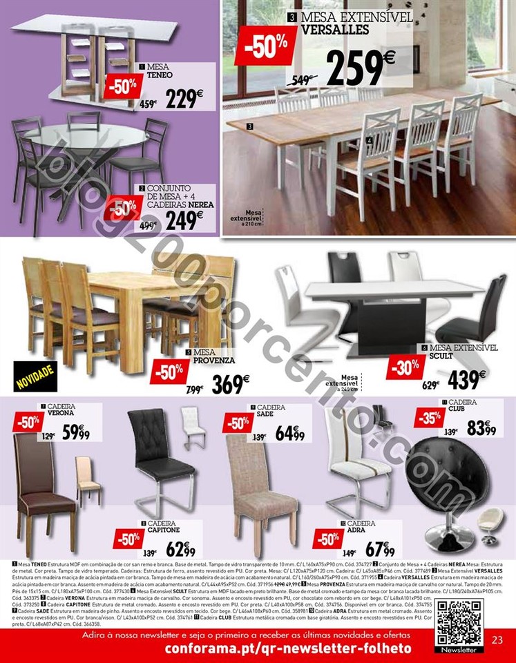 Antevisão Folheto CONFORAMA Nacional promoções 