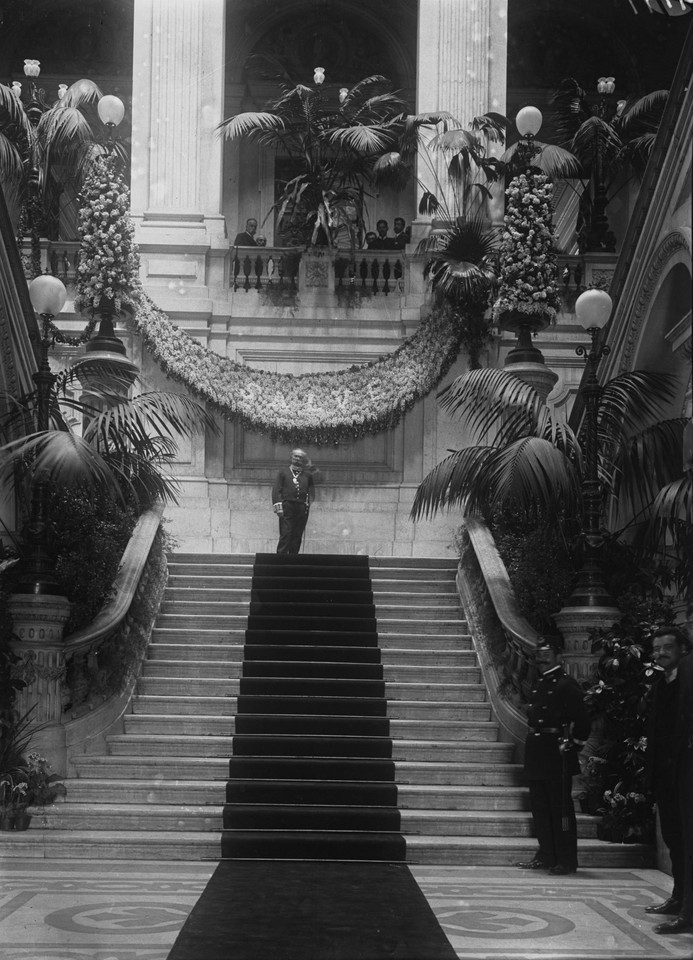 Congresso municipalista, escadaria dos Paços do C Congresso municipalista, escadaria dos Paços do C