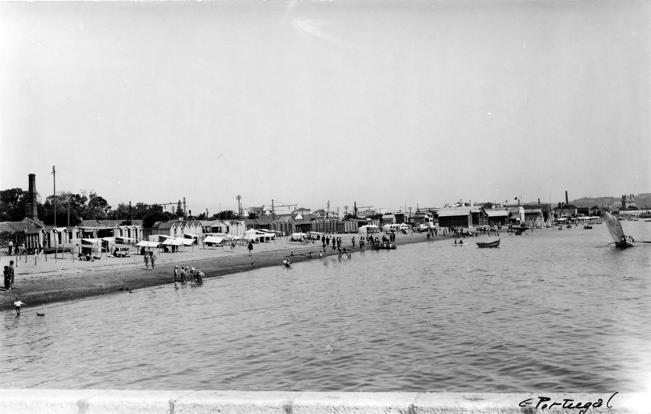 Praia entre a Ribeira e a antiga Praia de Pedrouç