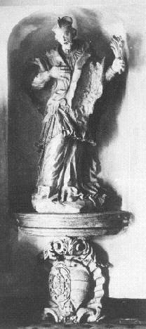 Imagem de São João Nepomuceno existente no Asilo