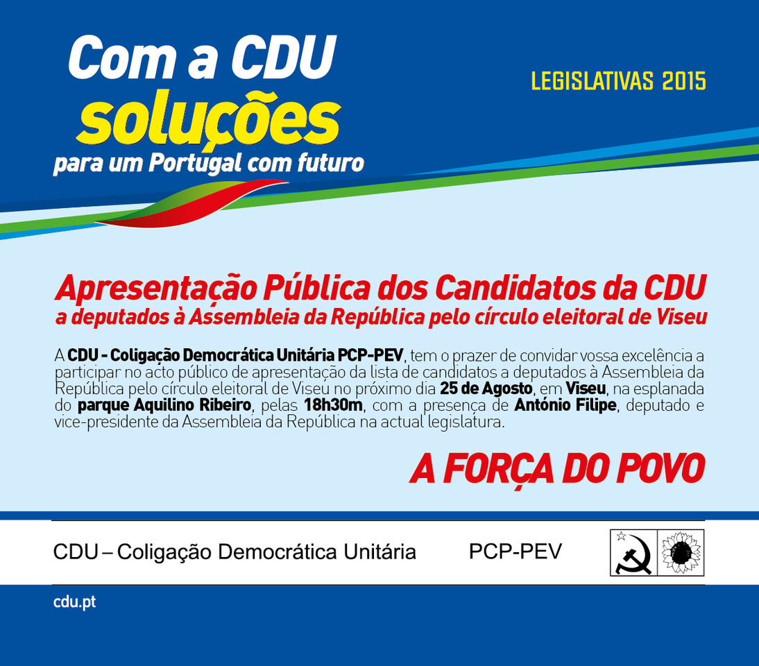 Apresentação candidatos Viseu1 2015