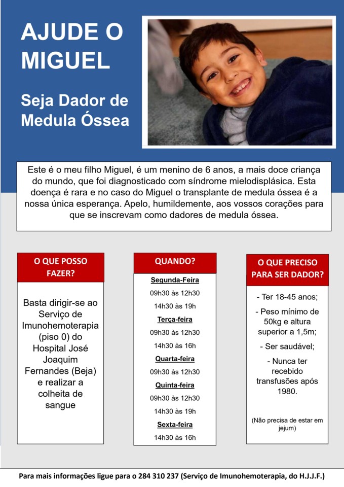 Seja Dador de Medula Óssea - Ajude o Miguel.jpg