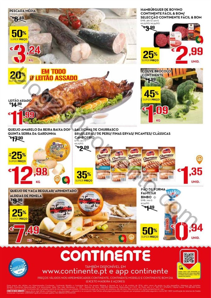 Antevisão Folheto CONTINENTE Fim de semana de 6 a
