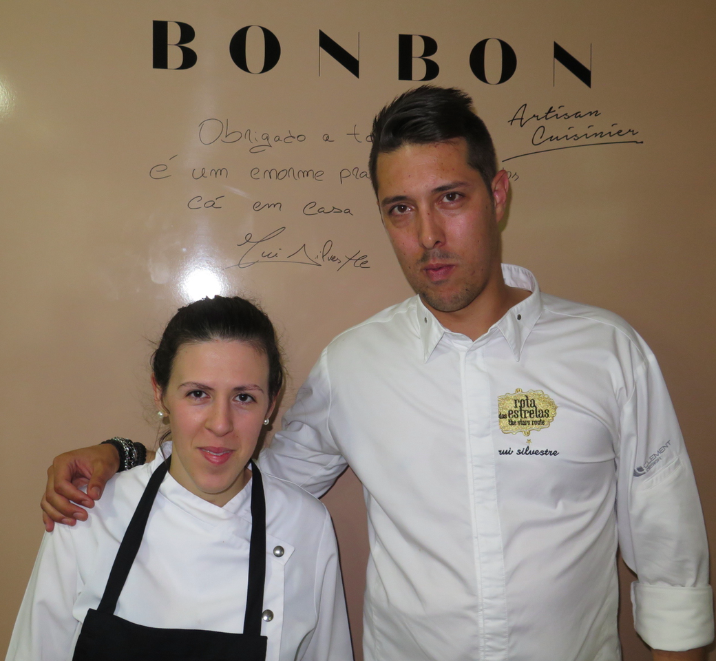 Chef pasteleira Nadia Carrasco e Rui Silvestre