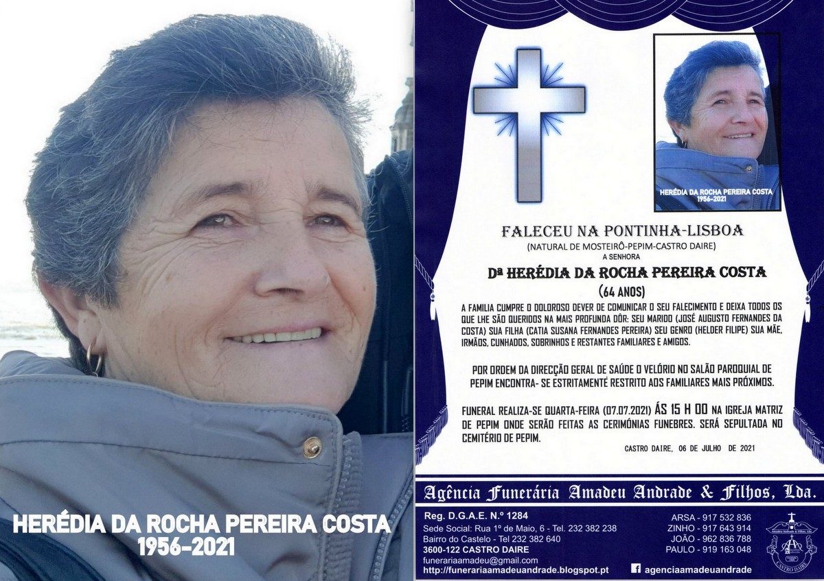 FOTO RIP   HERÉDIA DA ROCHA PEREIRA DA COSTA-64 A