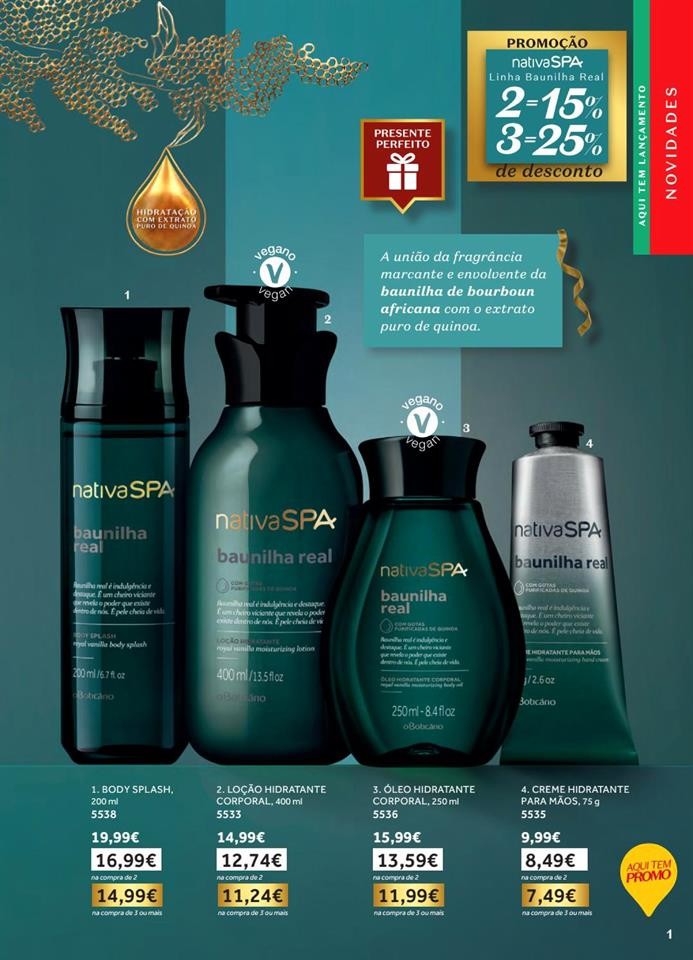 Antevisão Folheto BOTICÁRIO Natal promoções de