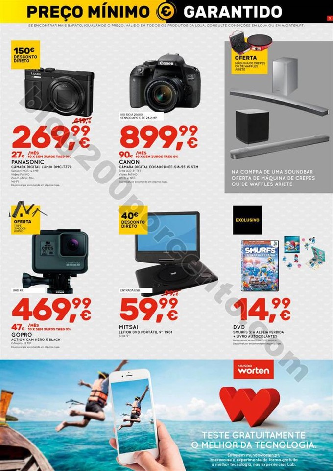 Antevisão Folheto WORTEN Promoções de 27 julho 