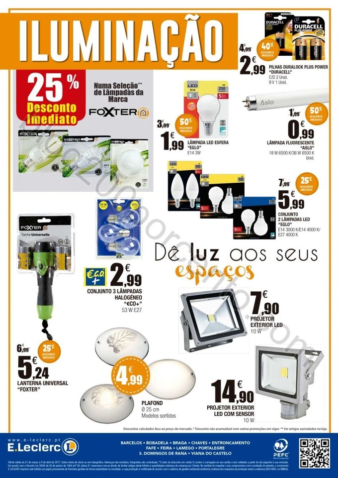 Antevisão Folheto E-LECLERC Brico Jardim promoç