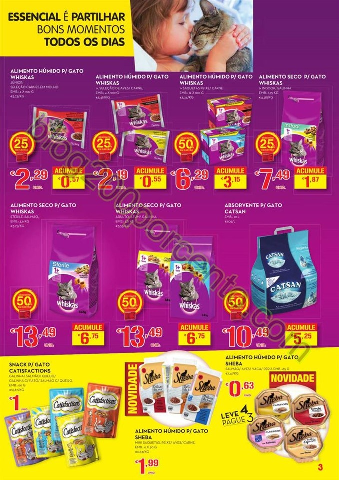 Antevisão Folheto CONTINENTE Pets promoções de 