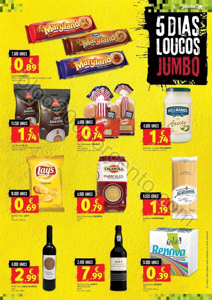 Antevisão Folheto JUMBO 5 dias loucos promoções