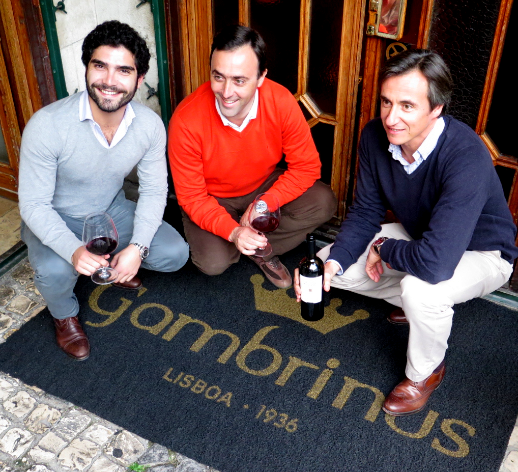 Pedro O. Silva Reis (marketing), Rui Soares (viticultura), Jorge Moreira (enologia)