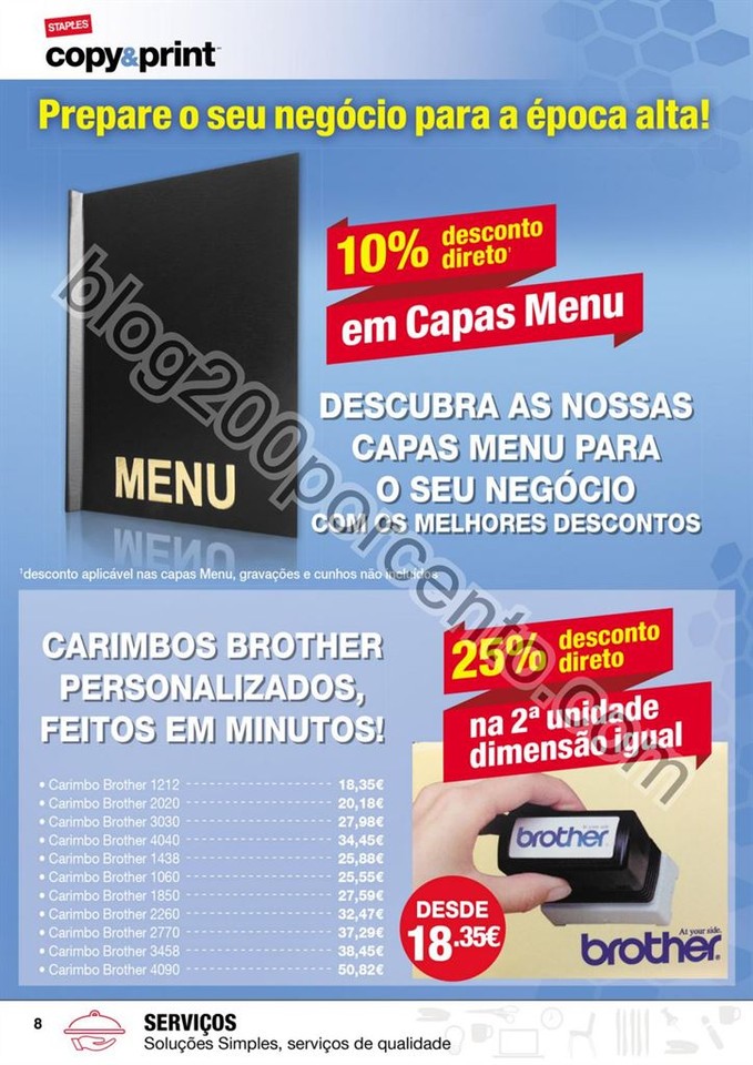 Antevisão Folheto STAPLES promoções de 28 julho