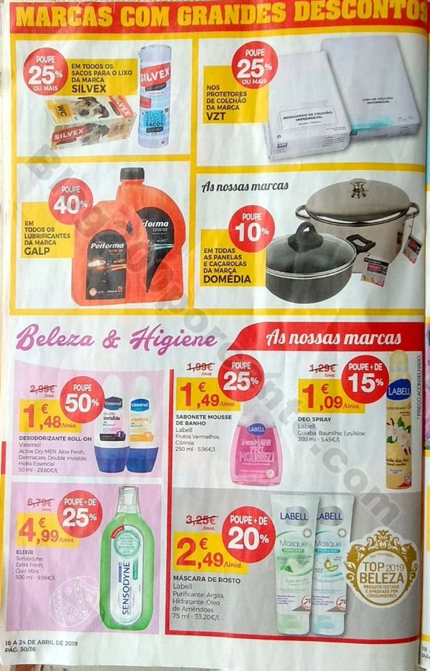 Intermarché Folheto promoções de 18 a 24 abril 