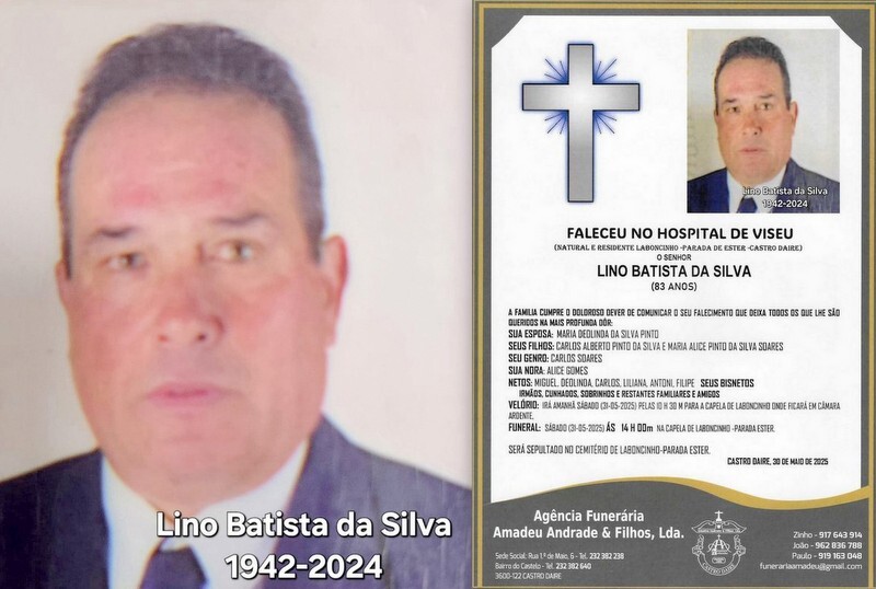 FOTO RIP DE LINO BATISTA DA SILVA-83 ANOS (SOBRADO