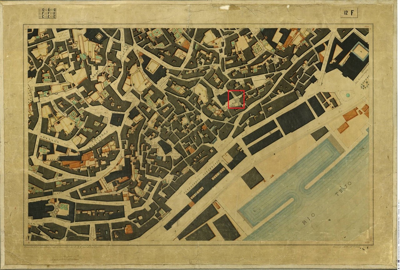 Planta Topográfica de Lisboa, 12 F, 1909, de Albe