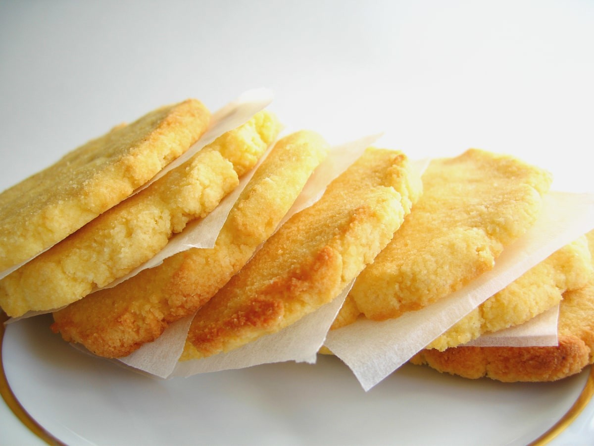 bolachas fôfas de farinha de côco