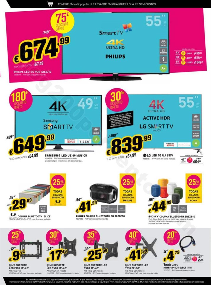 Antevisão Folheto RADIO POPULAR Promoções de 18