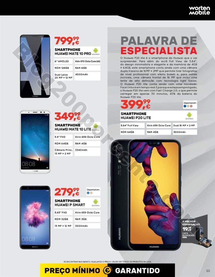 Antevisão Folheto WORTEN Mobile mundial promoçõ