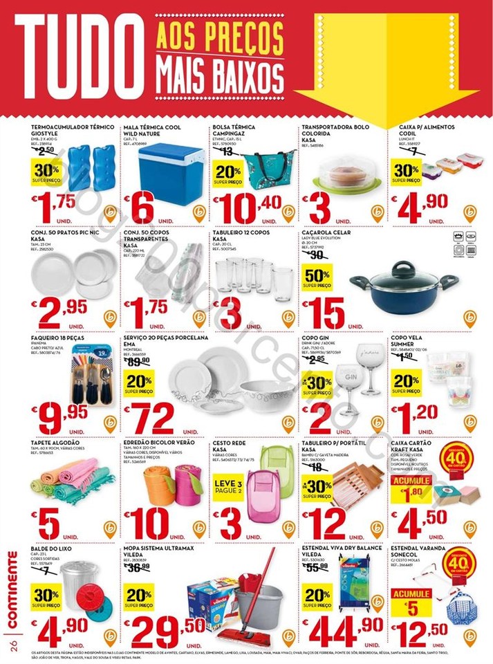 Antevisão Folheto CONTINENTE Promoções de 16 a 