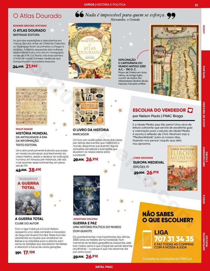 Antevisão Folheto FNAC Natal Promoções até 6 j