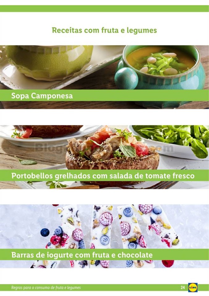 Folheto LIDL Guia de consumo frutas e legumes p24.