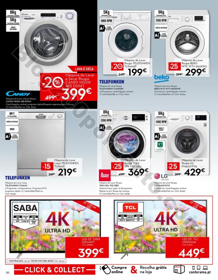 Antevisão Folheto CONFORAMA Promoções de 26 jul