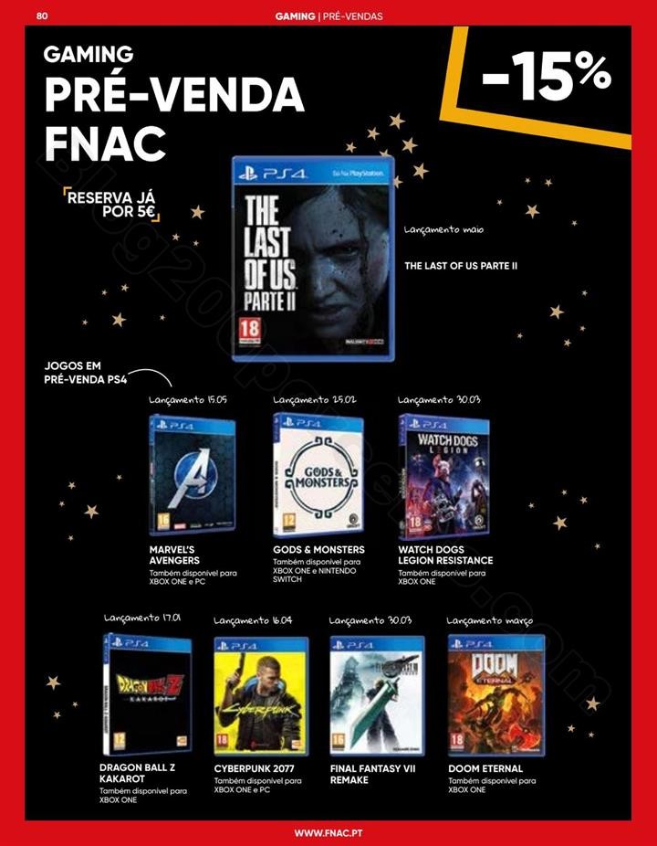 Antevisão Folheto FNAC Natal Tecnologia Promoçõ