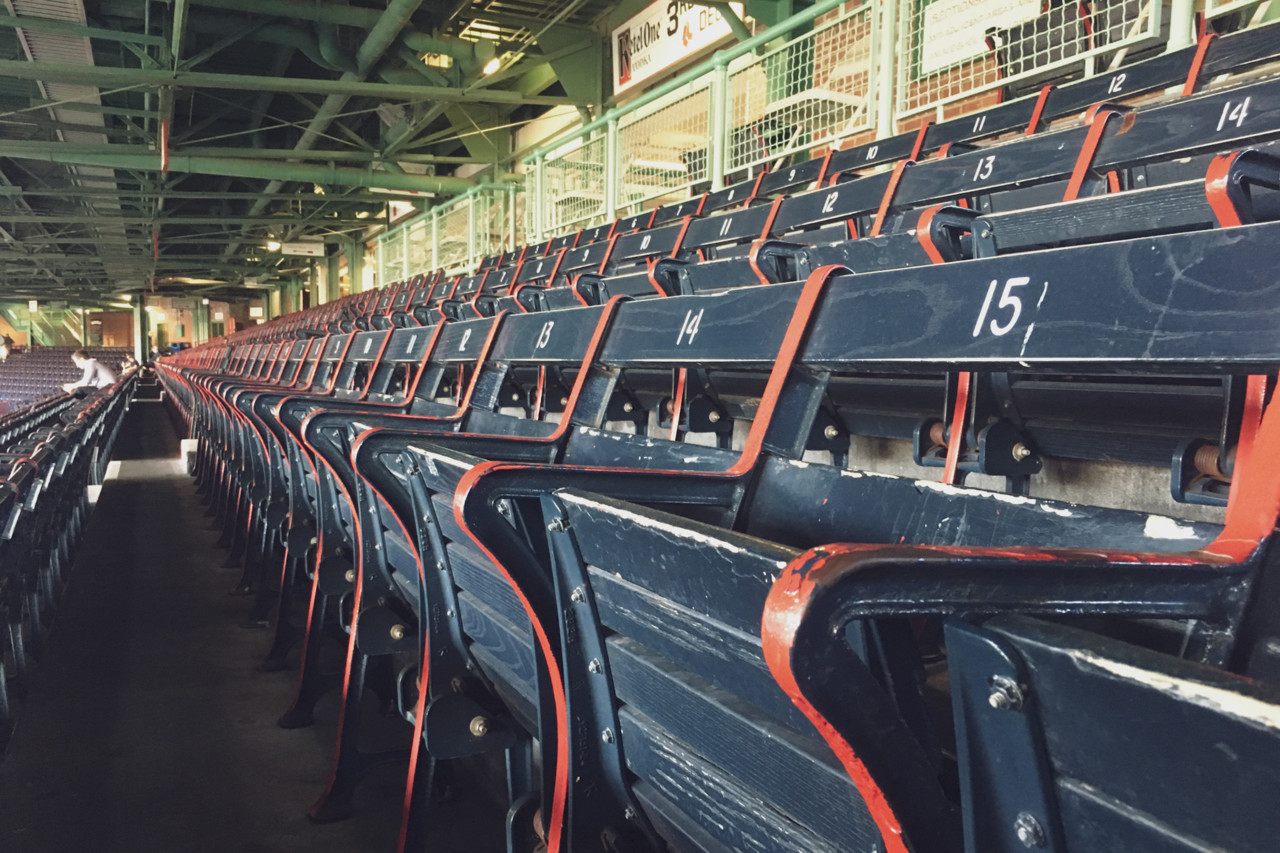 Cadeiras originais do estádio