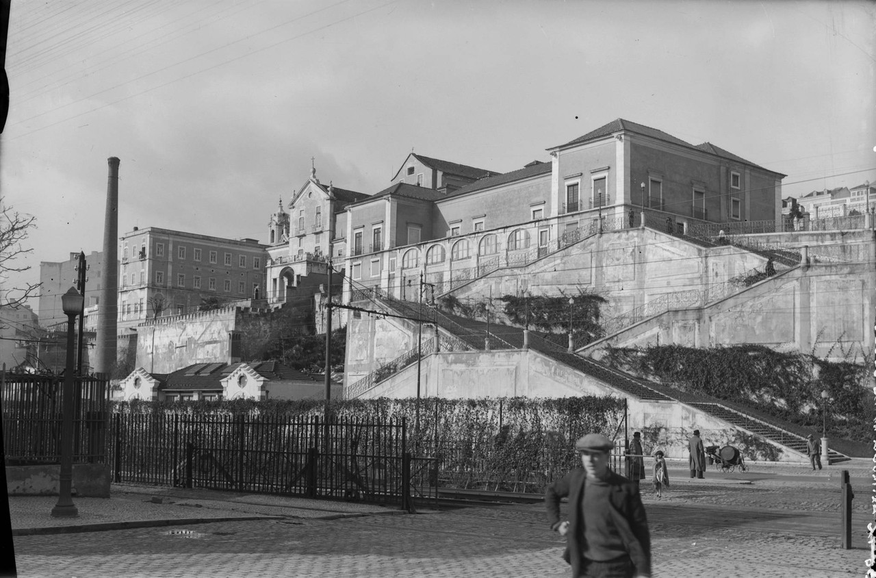 Escadas José António Marquesm ant. 1958, foto de
