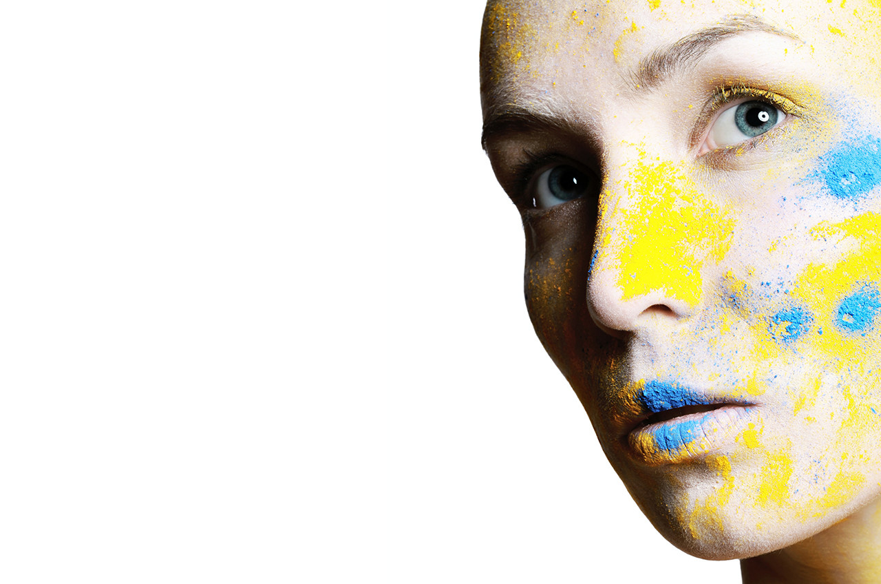 o meu rosto em cem palavras