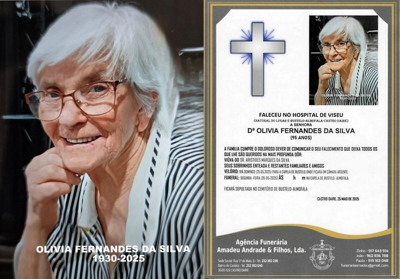 FOTO RIP DE OLIVIA FERNANDES DA SILVA-95 ANOS (BUS