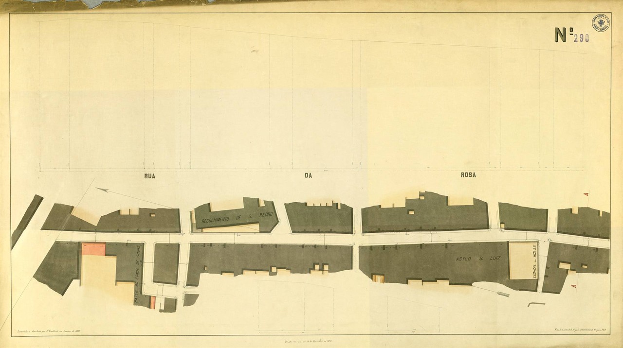 Levantamento topográfico de Francisco Goullard n 