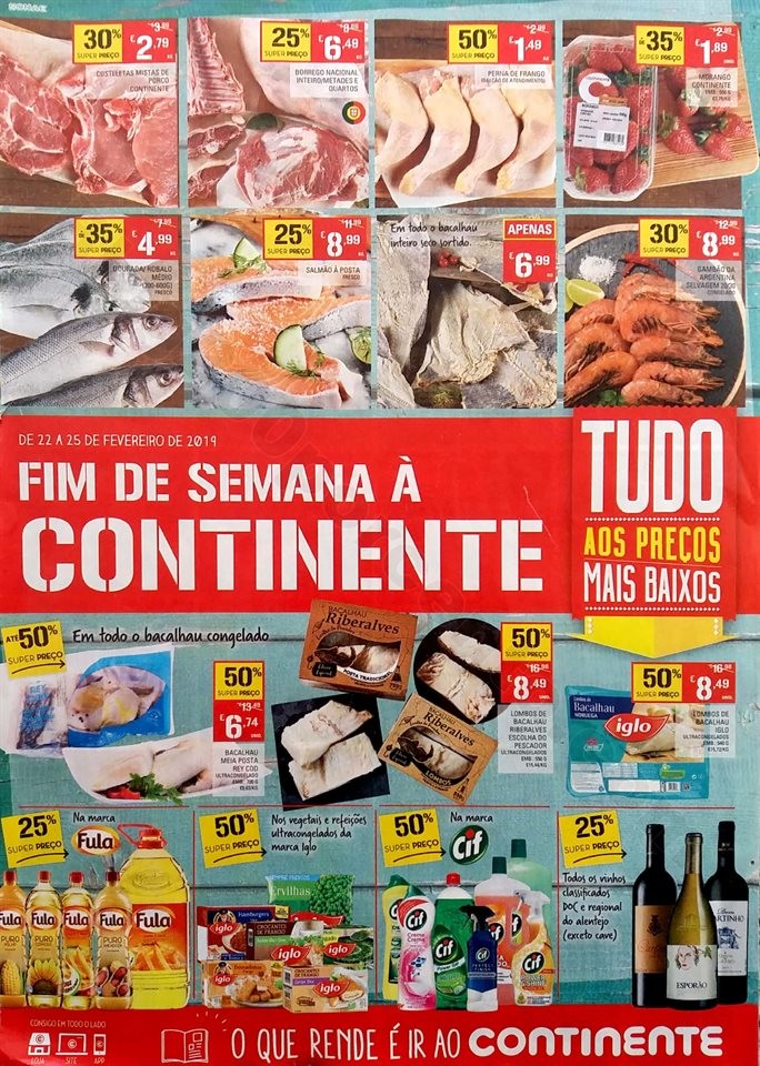 antevisao fim de semana continente folheto 22 a 25