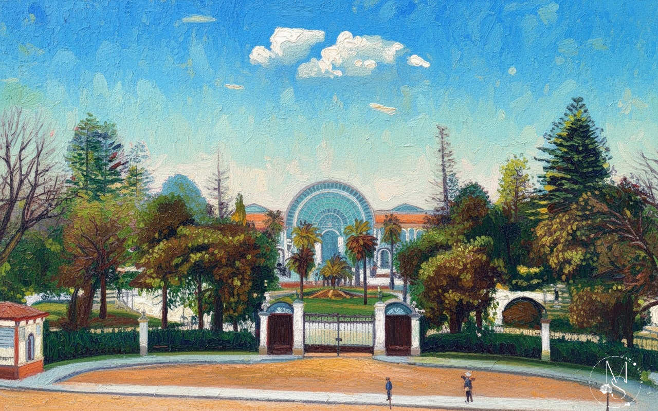 22Jan Entrada do demolido Palácio de Cristal (Por