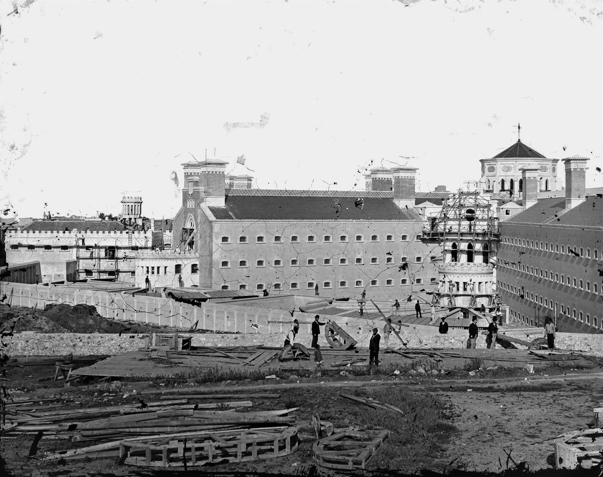 Construção da Penitenciária de Lisboa, ant. a 1