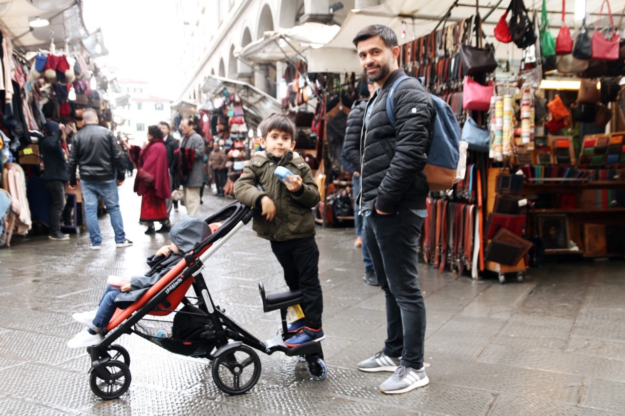 viajar com filhos, roteiro florença