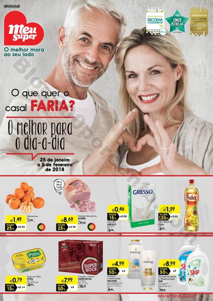 Antevisão Folheto MEU SUPER Promoções 25 janeir