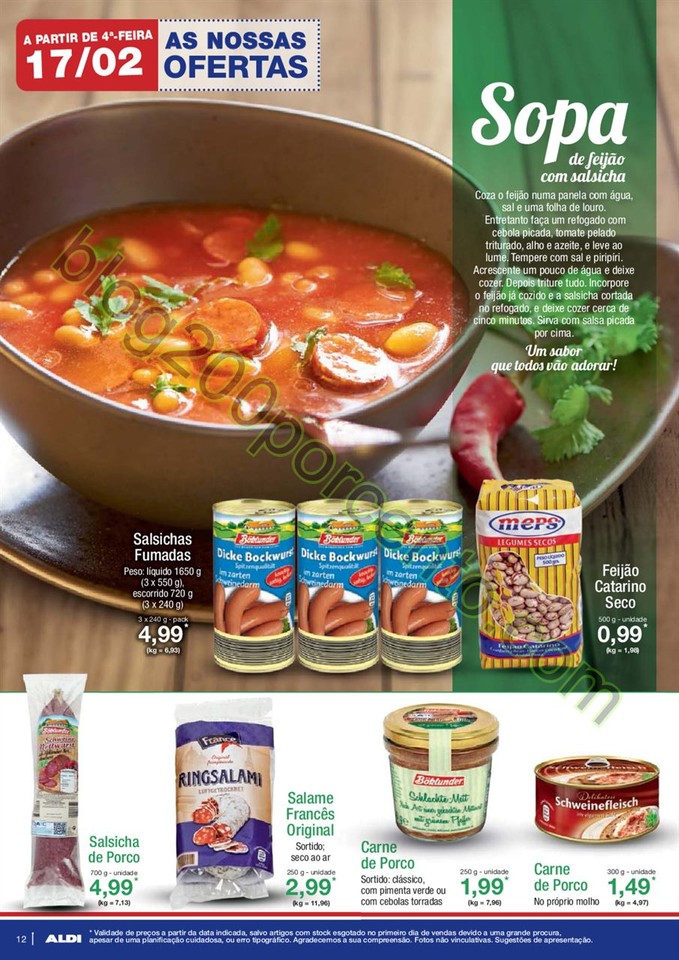 Antevisão Folheto ALDI promoções a partir de 17