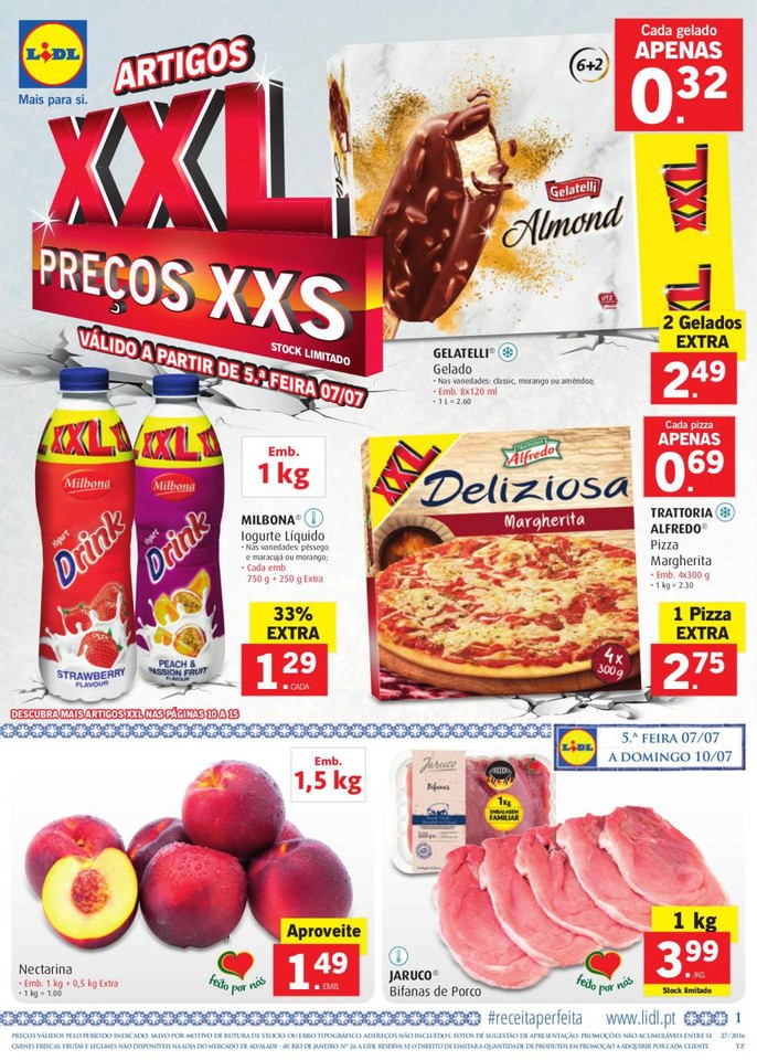 Antevisão Folheto LIDL Promoções de 7 a 13 julh