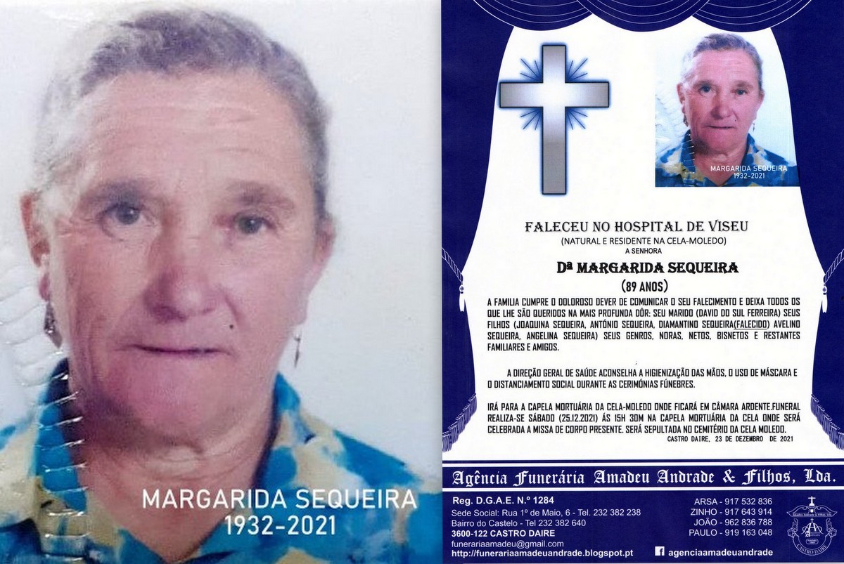 FOTO RIP  DE MARGARIDA SEQUEIRA-89 ANOS (CELA).jpg