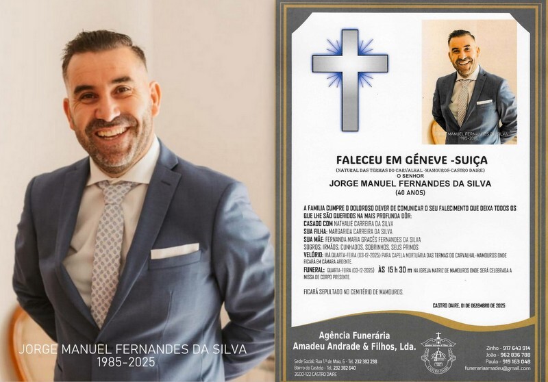 RIP FOTO DE JORGE MANUEL FERNANDES DA SILVA-40 ANO