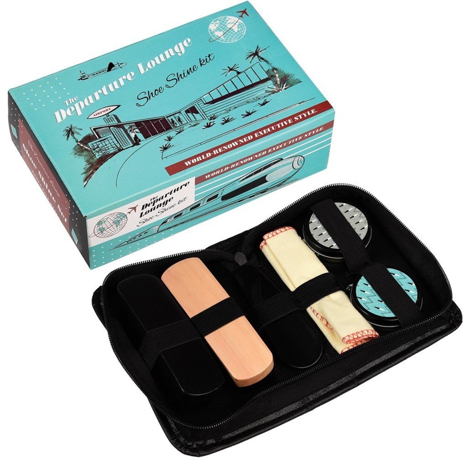 The departure Lounge - Shoe Shine Kit The departure Lounge - Shoe Shine Kit