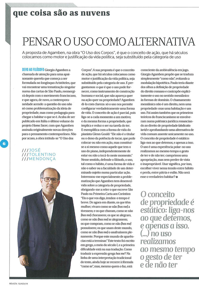 José Tolentino Mendonça Expresso 15 Nov. 2014.jp