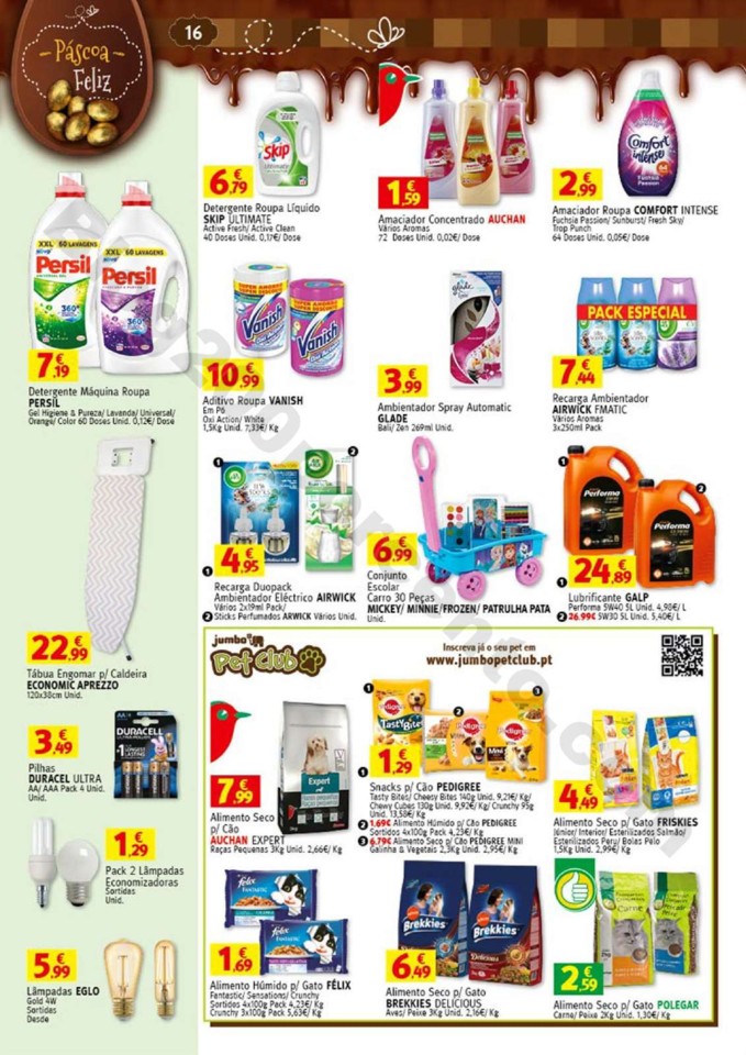 Antevisão Folheto JUMBO Páscoa Promoções de 14