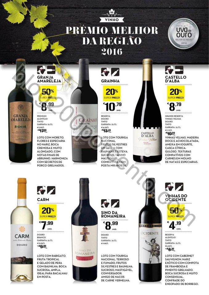 Antevisão Folheto CONTINENTE Vinhos promoções d