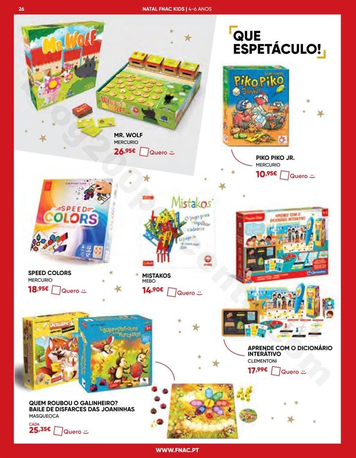 Antevisão Folheto Natal FNAC Kids promoções at