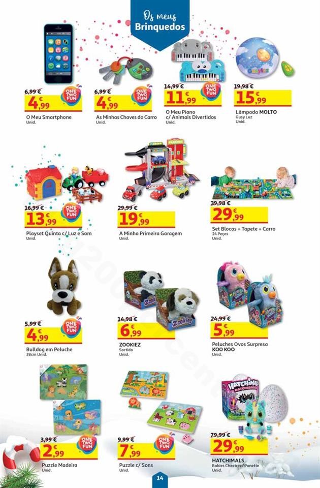 Antevisão Folheto AUCHAN Brinquedos Natal Promoções de 5 novembro