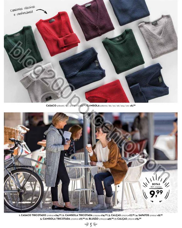 Novo Folheto CONTINENTE Moda Outono - Inverno prom