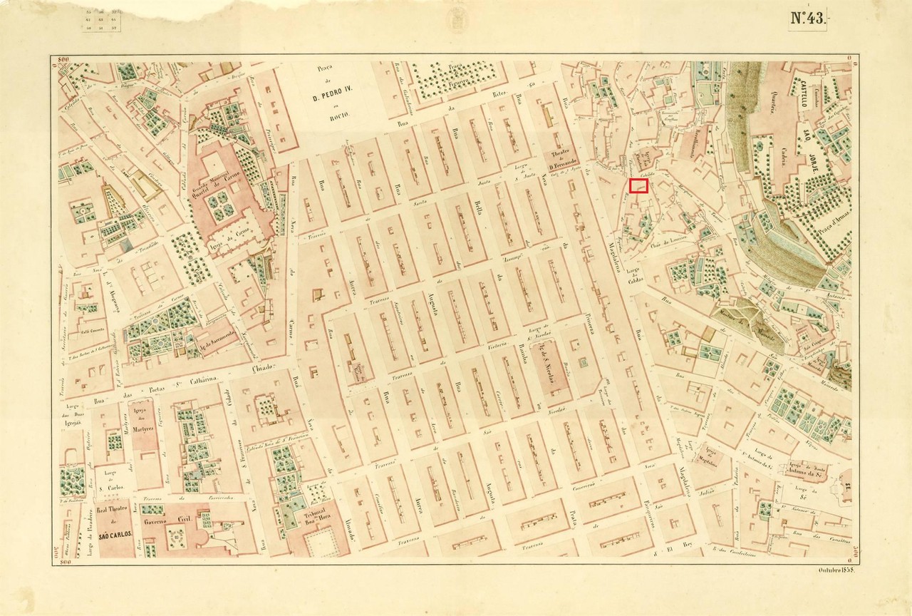 Atlas da carta topográfica de Lisboa, Nº 43, de 
